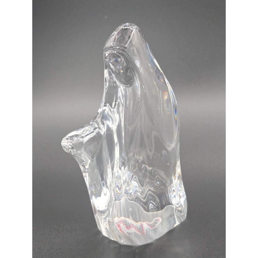 Dansk Crystal Mary Nativity Figurine Vintage Danish Modern Christmas Decor